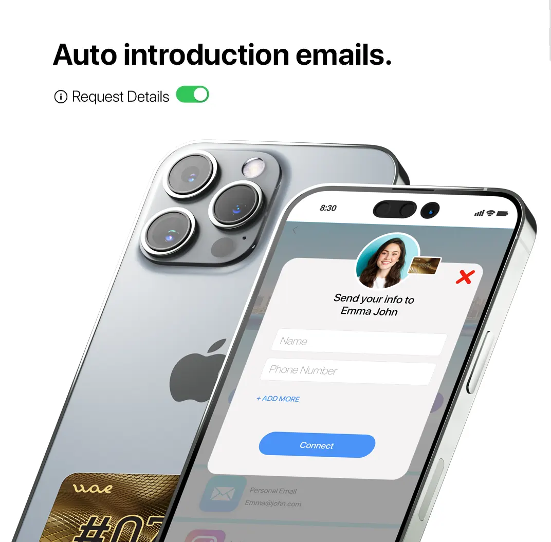 Auto introduction emails.Keep your new contact warmed up with an automatic email reminder of your recent connection.